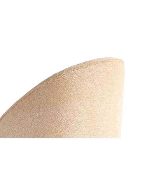 2 Chaises Bentley beige/noir - 48x86x58 cm