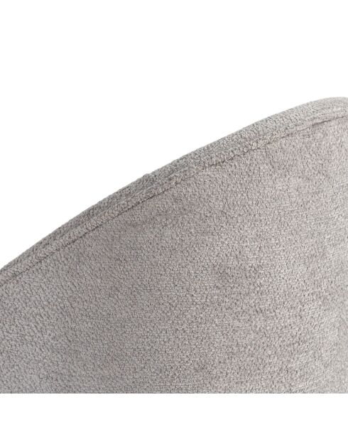 2 Chaises Bentley gris/chêne foncé - 48x86x58 cm