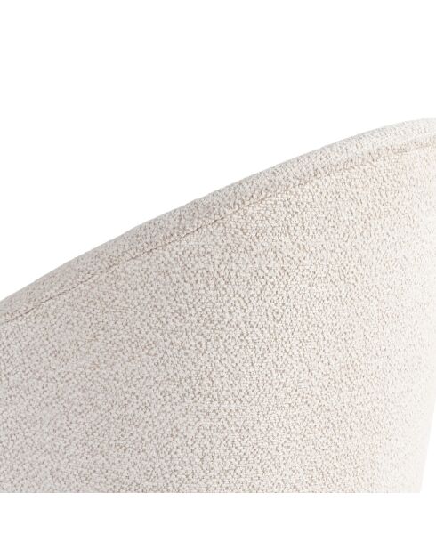 2 Chaises Bentley blanc/chêne foncé - 48x86x58 cm