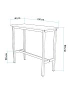 2 Tabourets + Table Mola blancs