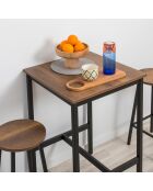 Tabouret Mola noir - 32x62x32 cm