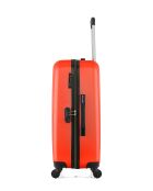 Valise Moyen Séjour 4 roues simples Agata corail