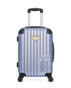 Valise Cabine 4 roues simples Marianne golden blue