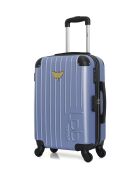 Valise Cabine 4 roues simples Marianne golden blue