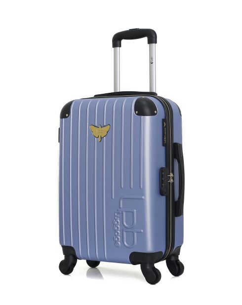 Valise Cabine 4 roues simples Marianne golden blue