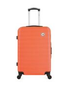 Valise Moyen Séjour 4 roues simples Munich corail