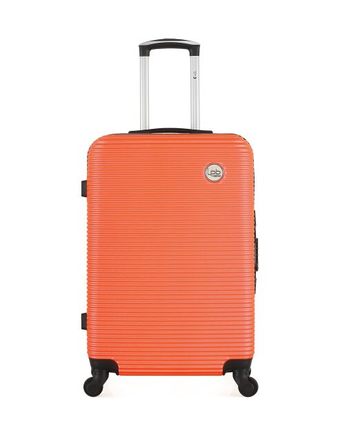 Valise Moyen Séjour 4 roues simples Munich corail
