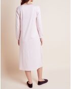 Chemise de nuit imprimée Caline rose