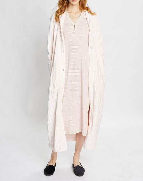 Robe de chambre Essentiel rose poudré