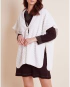 Poncho Essentiel écru