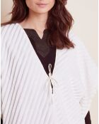 Poncho Essentiel écru