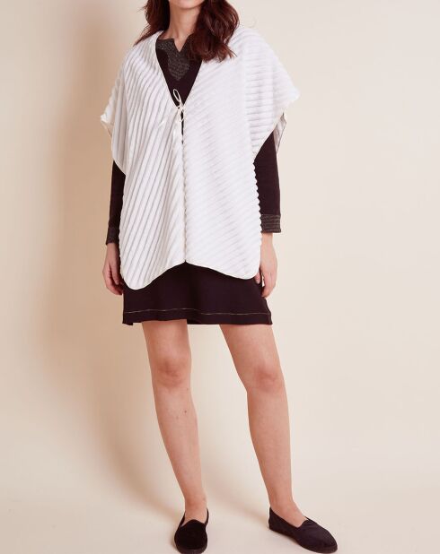 Poncho Essentiel écru