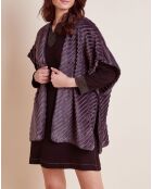 Poncho Essentiel gris vison