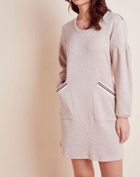 Robe Maille Love miel