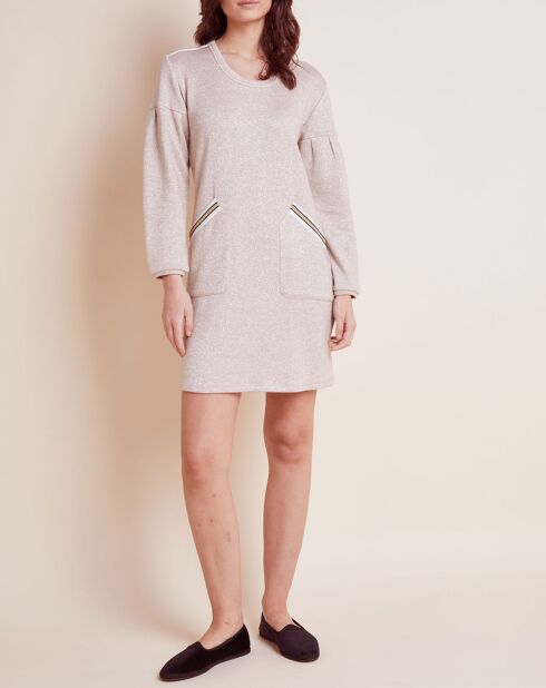 Robe Maille Love miel