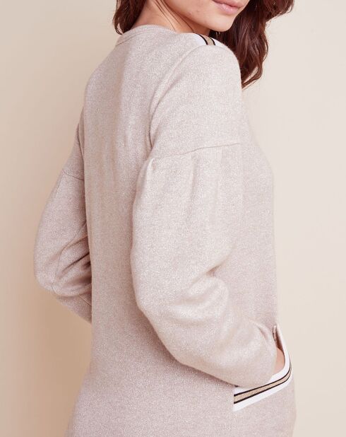 Robe Maille Love miel