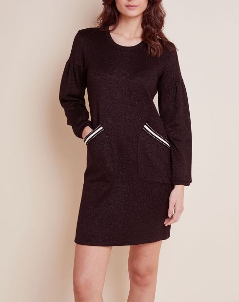 Robe Maille Love noire
