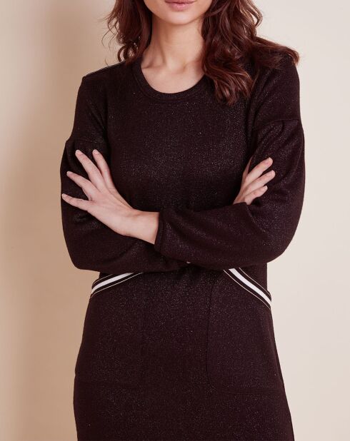 Robe Maille Love noire