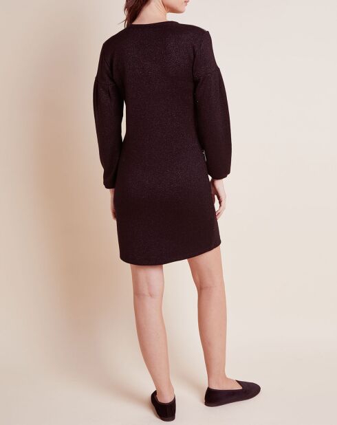 Robe Maille Love noire