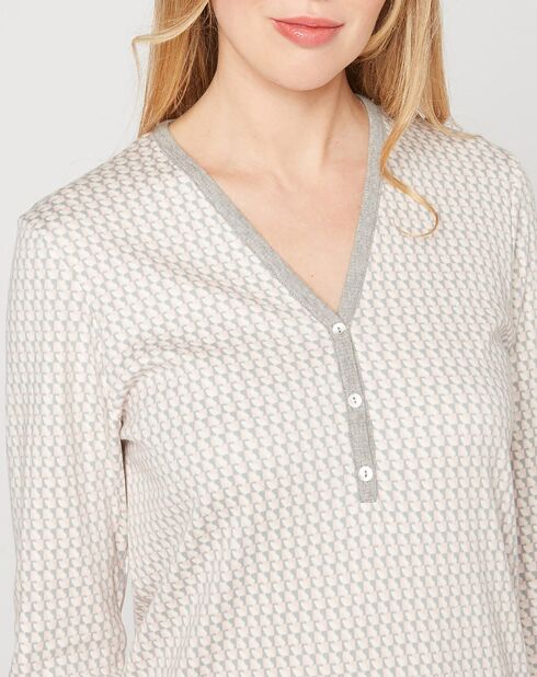 Chemise de nuit Romeo multicolore