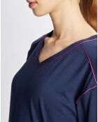 Chemise de nuit Slow bleu marine