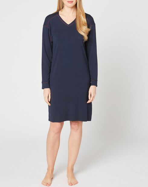Chemise de nuit Slow bleu marine