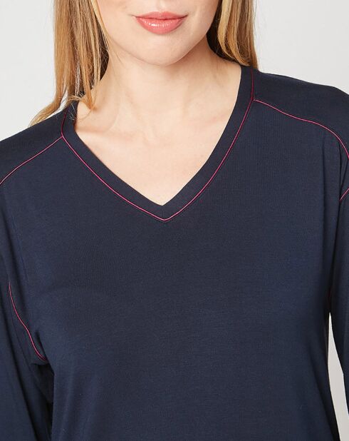 Chemise de nuit Slow bleu marine