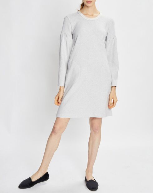 Robe Sweethome gris chiné/blanc