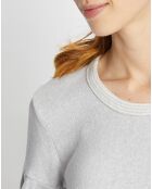 Robe Sweethome gris chiné/blanc