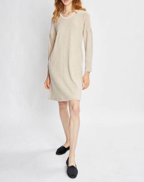 Robe Sweethome beige/blanc