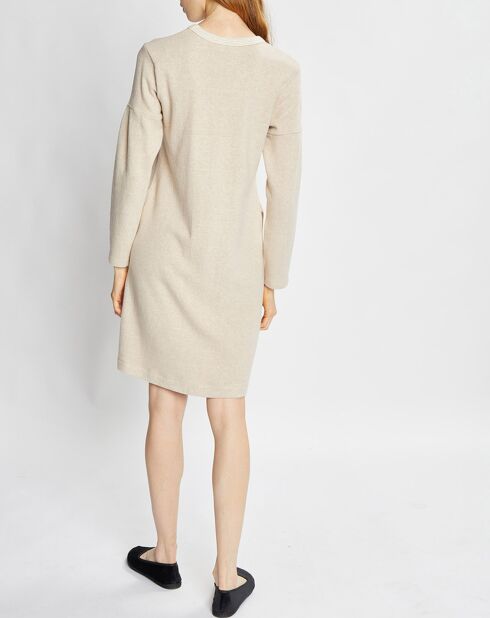 Robe Sweethome beige/blanc