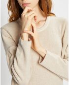 Robe Sweethome beige/blanc