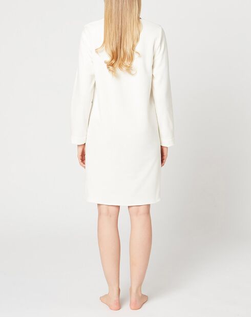 Chemise de nuit Teddy écrue