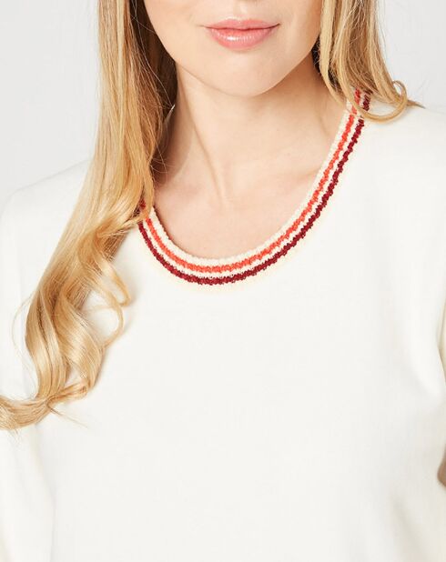 Chemise de nuit Teddy écrue