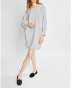 Chemise de nuit Teddy gris chiné