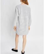 Chemise de nuit Teddy gris chiné