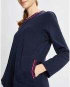 Chemise de nuit Teddy bleu marine