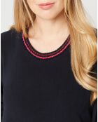Chemise de nuit Teddy bleu marine