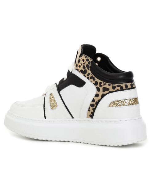 Sneakers en Cuir Maria blanches