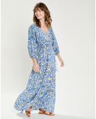 Robe Roline imprimée fleurs fondu