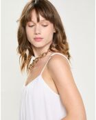 Robe longue 100% Gaze de Coton Ramiz écrue