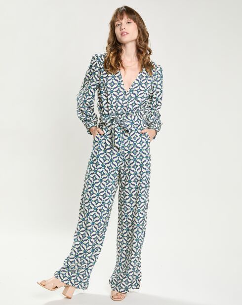 Combinaison Lisetta imprimée géométrique multicolore