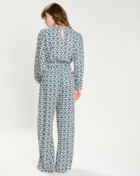 Combinaison Lisetta imprimée géométrique multicolore