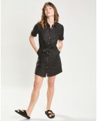 Robe en Lin mélangé Rila noire