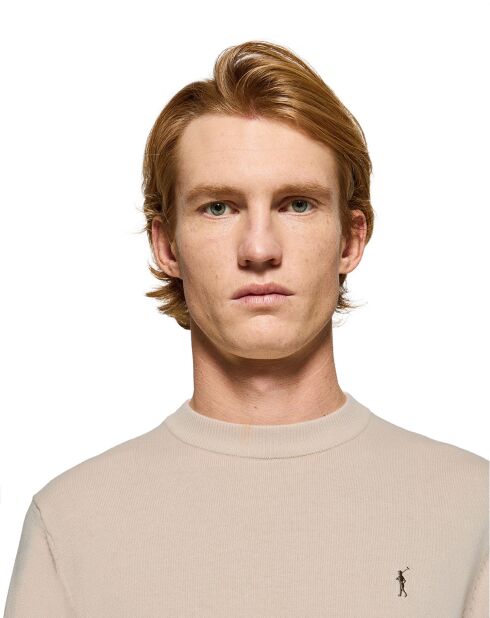 Pull Rigby Go U Neck beige