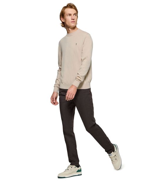 Pull Rigby Go U Neck beige