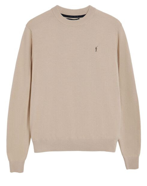 Pull Rigby Go U Neck beige