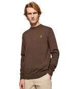 Pull Rigby Go U Neck marron