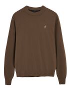 Pull Rigby Go U Neck marron
