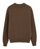Pull Rigby Go U Neck marron